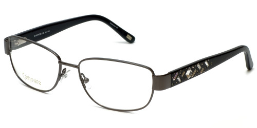 Silver Dollar Designer Reading Glasses Cashmere 472 in Graphite 53mm