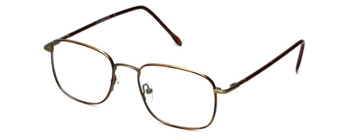 Flex Plus 60 by Vivid Designer Reading Glasses in Antique-Gold-Amber Brown 51mm