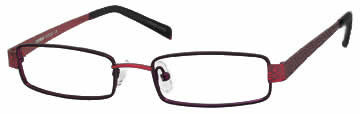 Seventeen Designer Eyeglasses 5337 in Black-Red :: Custom Left & Right Lens