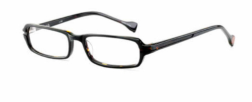 Ink Eyeglasses Serif in Black :: Custom Left & Right Lens