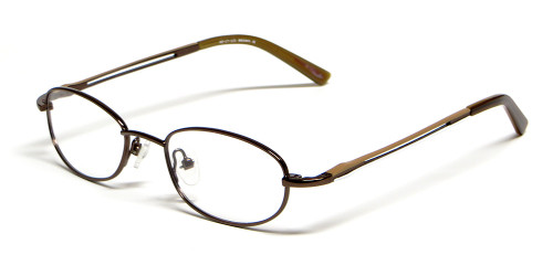 Calabria Viv Kids 116 Designer Eyeglasses in Brown :: Custom Left & Right Lens