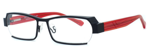 Harry Lary's French Optical Eyewear Legacy in Black Red (954) :: Custom Left & Right Lens