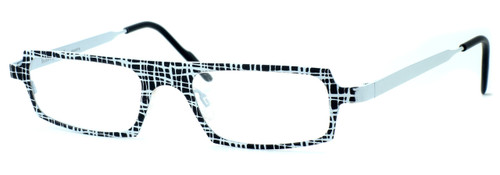 Harry Lary's French Optical Eyewear Starsky in White Black (716) :: Custom Left & Right Lens