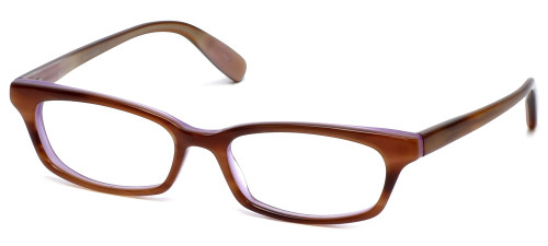 Paul Smith Designer Eyeglasses PS409-SYCLV in Brown Horn 49mm :: Custom Left & Right Lens