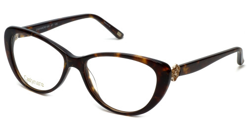 Silver Dollar Designer Eyeglasses Cashmere 456 in Tortoise 53mm :: Custom Left & Right Lens