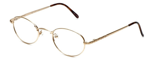 Flex Collection Designer Eyeglasses FL-30 in Gold 48mm :: Custom Left & Right Lens