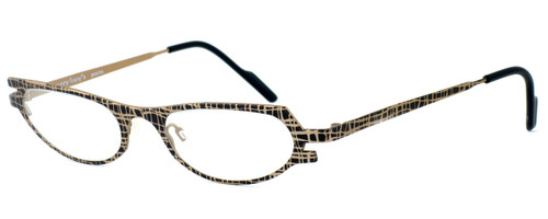 Harry Lary's French Optical Eyewear Spanky in Gold & Black (506) :: Rx Single Vision