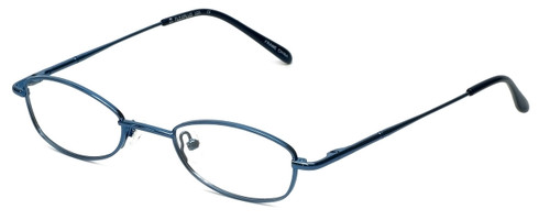 FlexPlus Collection Designer Eyeglasses Model 105 in Blue 45mm :: Rx Single Vision