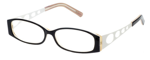 Calabria Designer Eyeglasses 808 Black :: Progressive