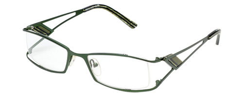 Calabria Designer Eyeglasses 813 Green :: Rx Bi-Focal