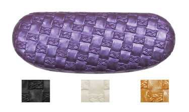 New HC-139 Basket Braid Hard Eyeglass/Sunglasses Case 3 Colors to Choose From