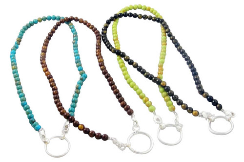 Moda Vision NK48 Beaded Designer Eyeglass Necklace in 4 Color Options 20.5" Inch