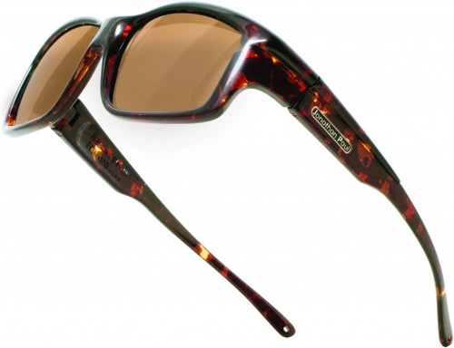 Jonathan Paul® Fitovers Eyewear X-Large Yamba in Dark-Tortoise & Amber YM003