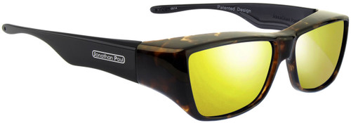 Jonathan Paul Polarized Fitover Large Neera in Leopard-Black&Gold Mirror NR003YM