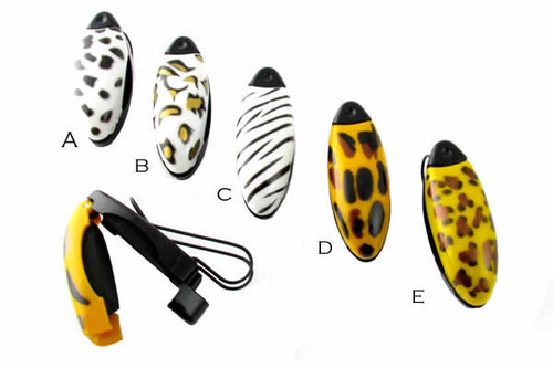 Visor Clip Eyewear Holder Safari Theme (5 PACK)