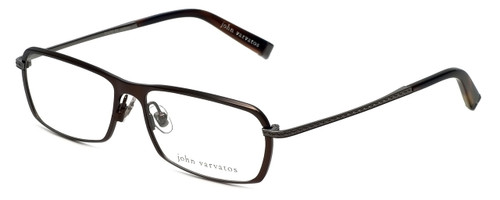 John Varvatos Designer Eyeglasses V136 in Brown 55mm :: Custom Left & Right Lens