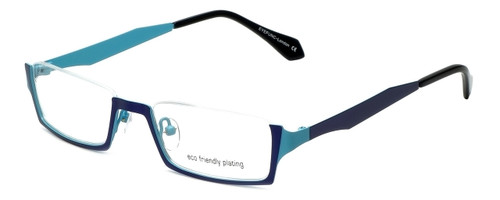 Eyefunc Designer Reading Glasses 530-65 Purple Blue Black 50mm 21 Power Choices