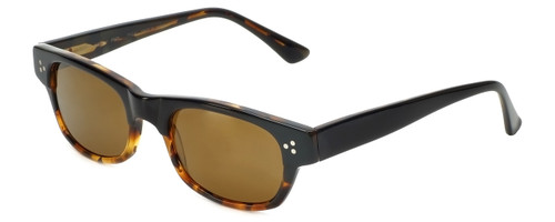 Reptile JAPAN Designer Polarized Sunglasses Gilbert Black-Tortoise/Gold Mirror