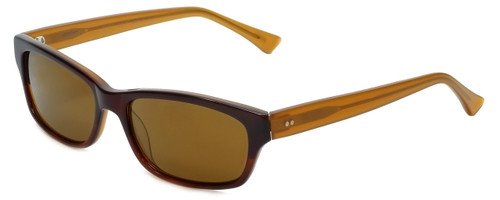 Reptile JAPAN Designer Polarized Sunglasses Panther Brown-Fade/Gold Mirror Lens