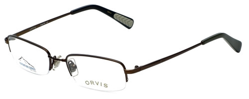 Orvis Designer Eyeglasses Dragon Fly in Dark-Brown 49mm :: Custom Left & Right Lens