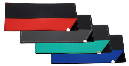 Calabria Soft Slip-In Eyeglass Case (4 Color Pack) Small-Medium 5.7'x 2.5'Inch