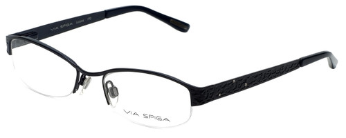 Via Spiga Authentic Designer Reading Glasses Luciana-770 Navy Blue Crystals 51mm