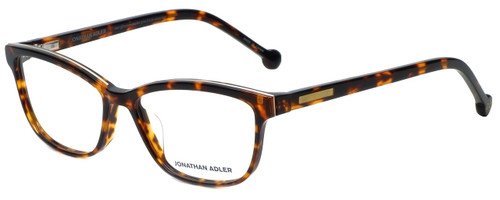 Jonathan Adler Designer Reading Glasses JA316-Tortoise Havana Brown Gold 53mm