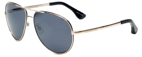 Isaac Mizrahi Designer Sunglasses IM36-10 in Black Gold with Grey Lens