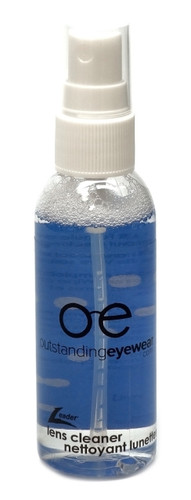 Designer Eyewear Lens Cleaner 2 oz FL Spray Bottle AR for Eyeglasses Sunglasses