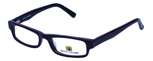 Body Glove Designer Eyeglasses BB113 in Black Red KIDS SIZE :: Custom Left & Right Lens