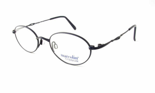 Marcolin Designer Eyeglasses 2030 in Blue 46mm:: Custom Left & Right Lens