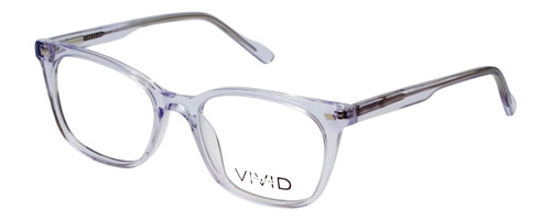 Vivid Designer Reading Eyeglasses 912 Glossy Crystal Clear 51 mm