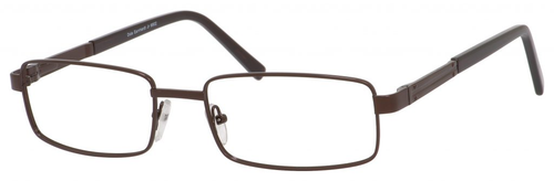 Dale Earnhardt, Jr Eyeglasses-Dale Jr 6802 in Matte Brown Frames 57mm Custom Lens