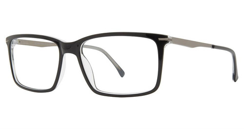 Big&Tall by Vivid 20 Designer Reading Eye Glasses Black Crystal 60 mm PICK POWER