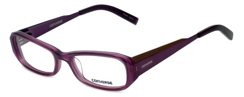 Profile View of Converse Designer Blue Light Blocking Reading Glasses Composition in Purple 53mm