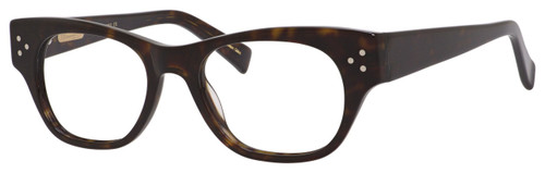Profile View of Ernest Hemingway Blue Light Blocking Reading Glasses H4693-TOR in Tortoise 51mm