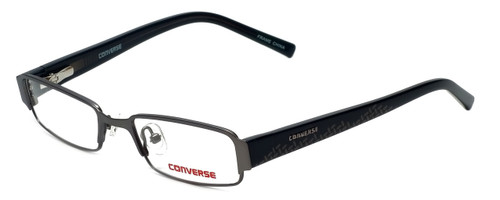 Profile View of Converse Designer Blue Light Blocking Reading Glasses Let Me Try Gunmetal 47mm N