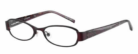 Profile View of Jones New York Designer Progressive Blue Light Glasses J120 Purple 49mm /Power