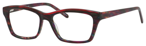 Profile View of Marie Claire Progressive Blue Light Glasses MC6221-BUT Burgundy Tortoise 54mm