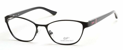 Profile View of Candie's Designer Progressive Blue Light Glasses CA0119-001 Matte Black 53 mm