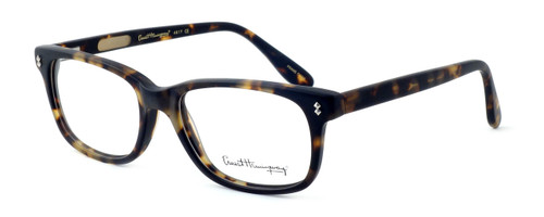 Profile View of Ernest Hemingway Designer Progressive Blue Light Glasses H4617 in Tortoise 52mm