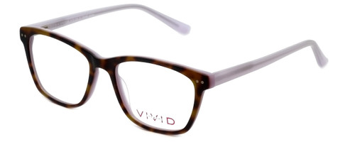 Profile View of Vivid Designer Progressive Blue Light Glasses Vivid-878 in Tortoise-Purple 51mm