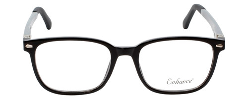 Profile View of Enhance Kids Progressive Blue Light Glasses EN4118 48mm Glossy Matte Black/Grey