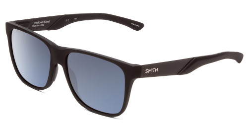 Smith Lowdown Steel Unisex Classic Sunglasses Matte Black/CP Polarized Black 56mm