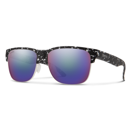 Smith Lowdown Split.5-Rimless Sunglasses Black Marble/CP Polarized Violet Mirror
