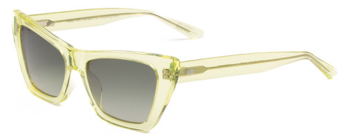 Profile View of SITO SHADES WONDERLAND Womens Cat Eye Sunglasses Limeade Green Crystal/Dusk 54mm