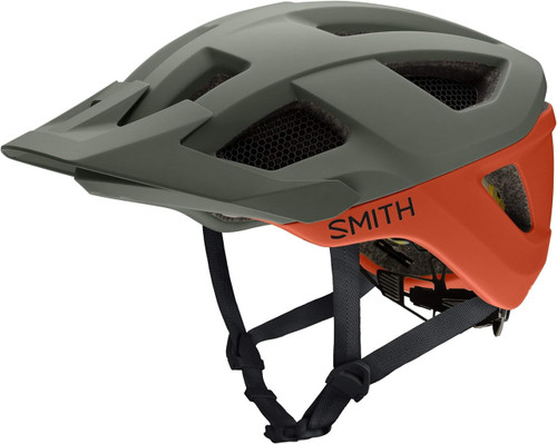 Primary image of Smith Optics Session MIPS Mountain Cycling Helmet - Matte Sage/Red Rock, Small