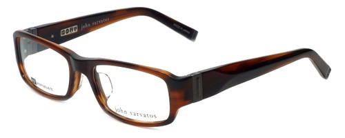 John Varvatos Designer Eyeglasses V341AF in Brown-Horn 53mm