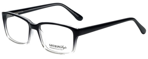 Gotham Style Designer Eyeglasses GS42-BLKF in Black Fade 56mm