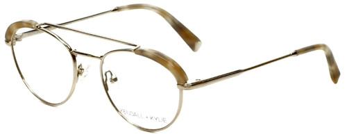 Kendall + Kylie Designer Eyeglasses Shayne KKO132-718 in Light Gold 50mm